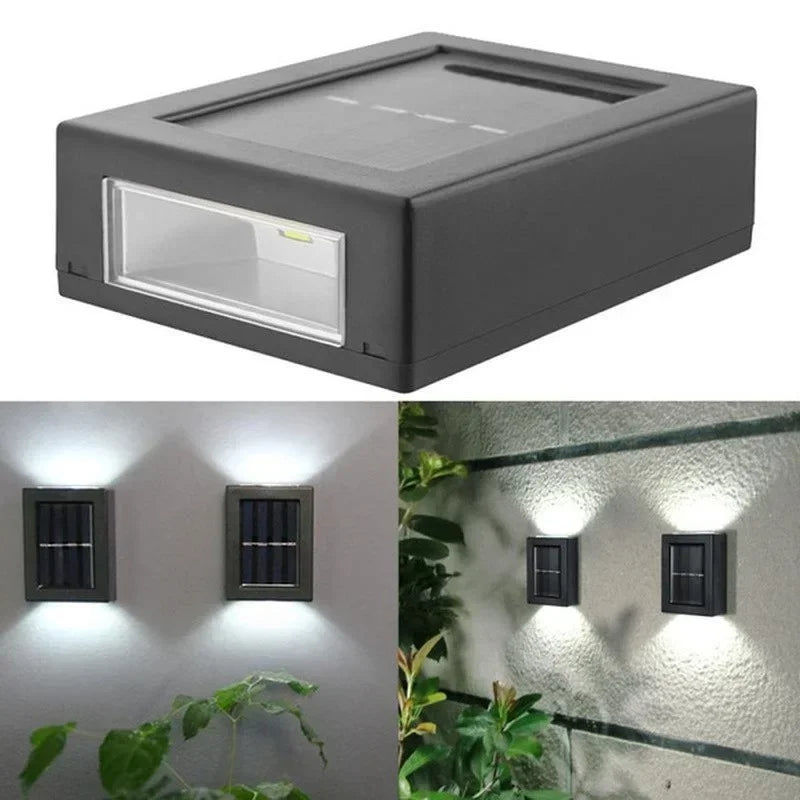 Wall Solar Light Waterproof Garden Solar LED Light for Outdoor Lighting Street Lamp Home Balcony Porch Yard Decoration