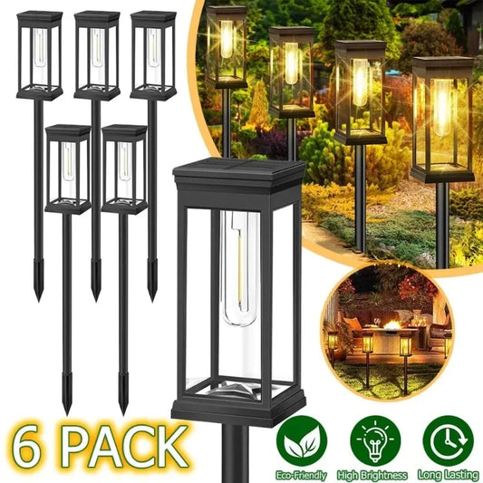 Multi Pack Solar Outdoor Lights Waterproof Pathway Lighting Solar Powered Walkway Lamps for Garden Lawn Driveway Landscape