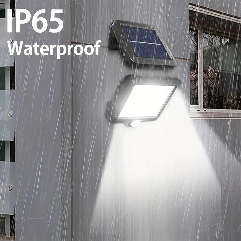 LED Solar Light for Outdoor Garden 3 Modes 160 COB Solar Wall Lamp Floodlight Waterproof  Stairs Solar Wall Lamp Remote Control