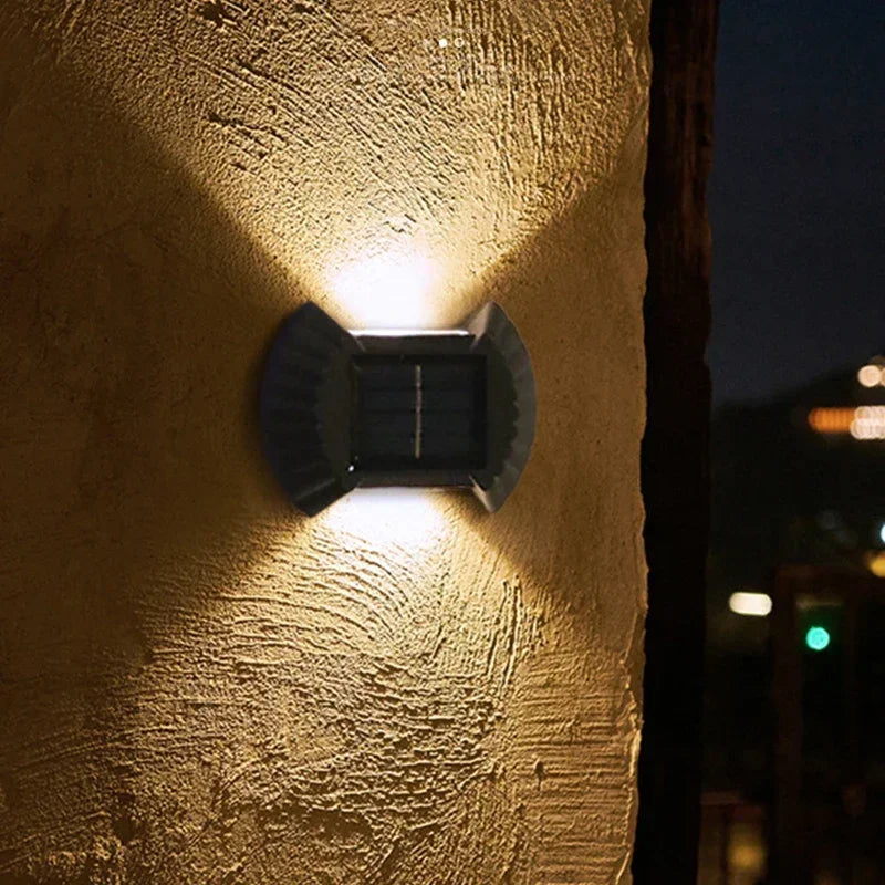 LED Solar Outdoors Lamp Outdoor Garden Waterproof Solar Light For Fence Lighting Wall Courtyard Decor Solar Powere Wall Light  ﻿