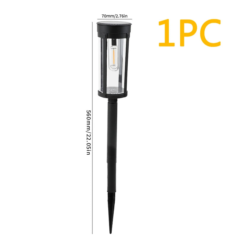 Solar Retro Simulation Hourglass Night Lights Home Office Courtyard Street Decoration Unique Gift Camping Site Atmosphere Lights