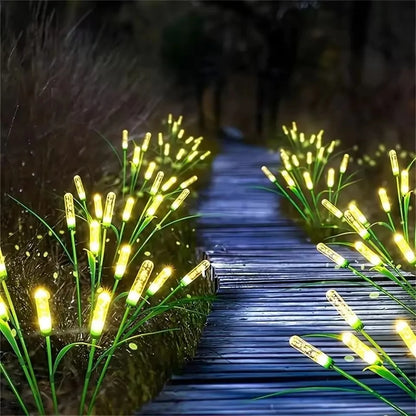 LED Solar Powered Outdoor Waterproof Reed String Lights Lawn Lights Garden Scenery Atmosphere Lights Garden Decoration