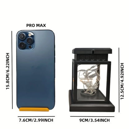 1/2PCS Solar Camping Handheld Lantern, Flashing Flame-free LED Light, Garden Outdoor Hanging Decoration, Warm White Light/RGB