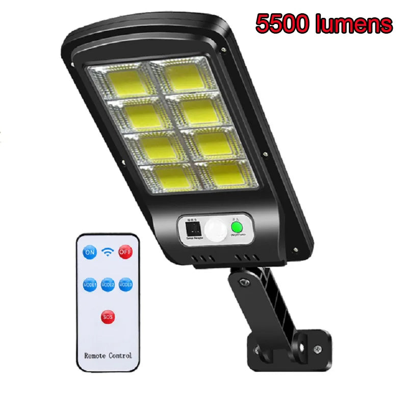 7000 Lumens Super Bright Solar Street Lamp Garden Outdoor Security LED COB Path Light Waterproof Motion Sensor Wall Night Lights