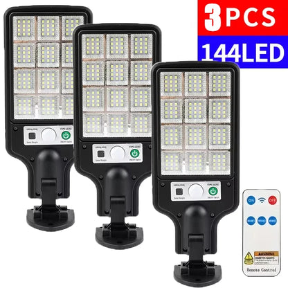 LED/COB Solar Motion Sensor Light 3 Brightness Mode Outdoor Wall Lamp for Front Door Yard Pathway carport plantation ski resort