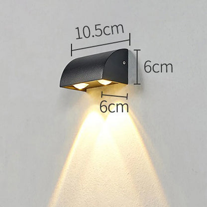 Outdoor Led Wall Lamp Waterproof Door Decotion Lighting Wall Light Creative Personality Balcony Corridor Garden Small Wall Lamp
