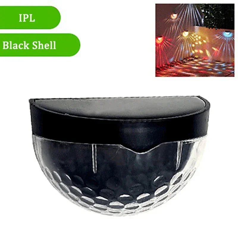 1-10Pack LED Solar Light Outdoor Wall Lamps Energy Garden Lamps Waterproof Solar Fence Lamp Christmas Decoration Festoon Lights