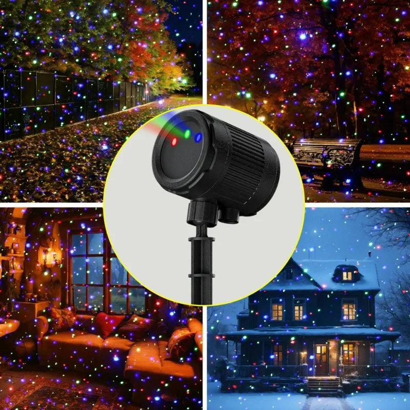 Firefly Laser Projection Light with Remote Control Outdoor Waterproof for Scenic Spots Courtyards Lawns Party Decoration Lights