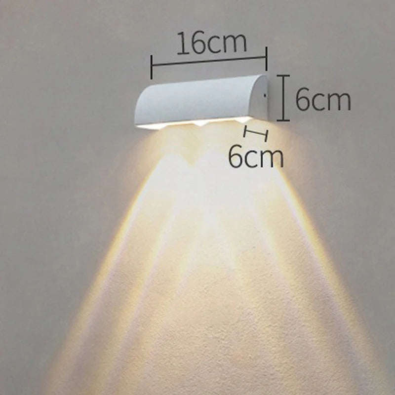 Outdoor Led Wall Lamp Waterproof Door Decotion Lighting Wall Light Creative Personality Balcony Corridor Garden Small Wall Lamp