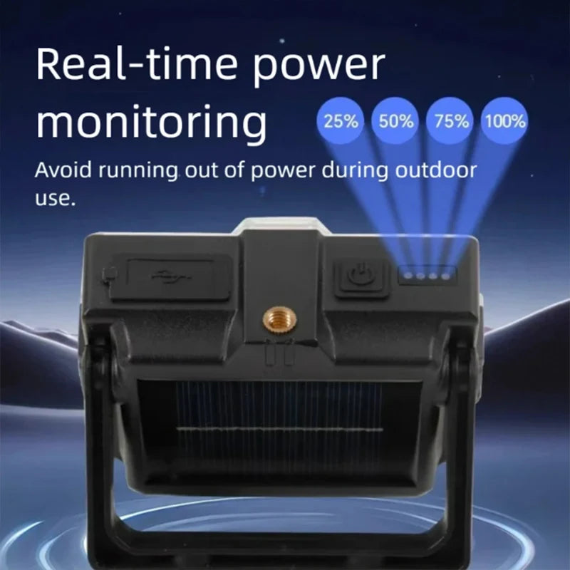 Solar Camping Light, LED Outdoor Lights 4 Modes, Portable Rechargeable Camping Lantern IP65 for Tent, Emergency Breakdown