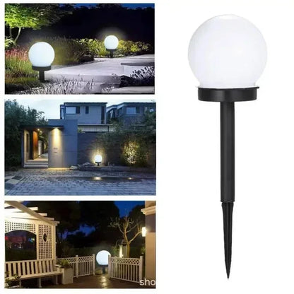 1/3/9PC Solar Powered LED Bulb Lamp Energy Light Waterproof Outdoor Garden Light Street Solar Panel Ball Lights Lawn Yard Lamp