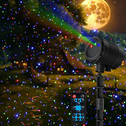 Firefly Laser Projection Light with Remote Control Outdoor Waterproof for Scenic Spots Courtyards Lawns Party Decoration Lights