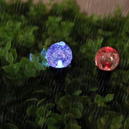 Solar Lights Outdoor Crystal ball Underground Lamp 8 Modes Spotlight Buried Solar Light for Home Garden Lawn Yard Decoration