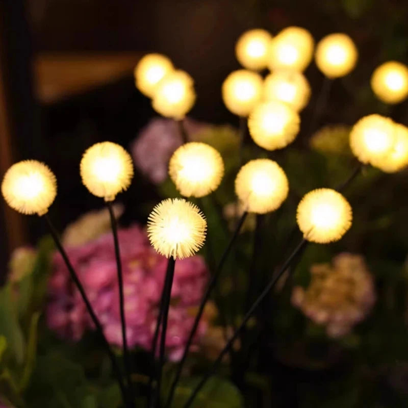 1PC Solar Dandelion Garden Light LED Lawn Lamp Outdoor Waterproof Landscape Lighting For Villa,Yard,Pathway,Balcony,Park