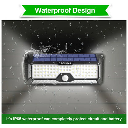 268 LED Solar Led Light Outdoor Garden Decoration Wall Lamp With 3 Mode IP65 Waterproof Solar Motion Sensor Light for Yard Door