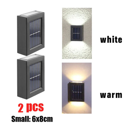 Wall Solar Light Waterproof Garden Solar LED Light for Outdoor Lighting Street Lamp Home Balcony Porch Yard Decoration