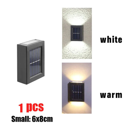 Wall Solar Light Waterproof Garden Solar LED Light for Outdoor Lighting Street Lamp Home Balcony Porch Yard Decoration