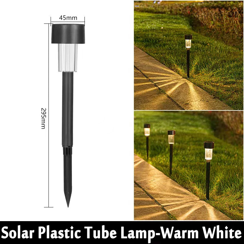 Outdoor Solar Lights Garden Lights Solar Powered Lamp Lantern Waterproof Landscape Lighting Pathway Yard Lawn Garden Decoration