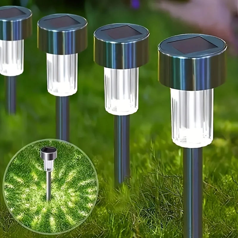 10pcs Solar Lawn Lights IP44 Waterproof Outdoor Garden Lighting for Halloween Christmas Party Yard Patio Pathway Landscape Decor