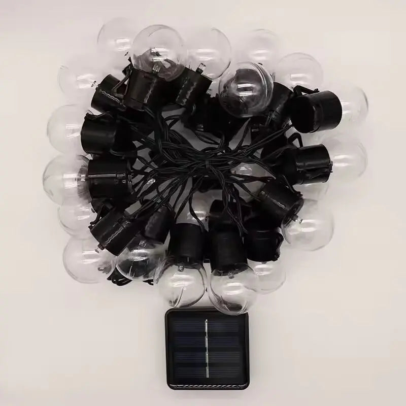 1PC Solar Transparent Ball String Lights,Outdoor Decoration Light Lamps,Hanging Lights For Garden,Yard,Patio,Balcony,Camping