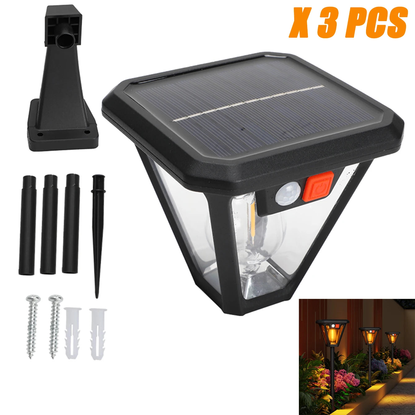 1PC Floor Lamp/Wall Lamp Dual Purpose Lamp Outdoor Solar Led Outdoor Waterproof Light Outdoor Garden Street Wall Light Supply