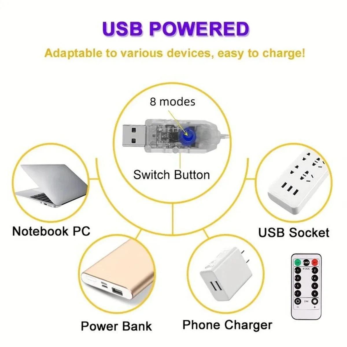 Waterproof String Light Solar Christmas Decorations 2M Led Waterfall Tree Fairy LampCamping Holiday Lights