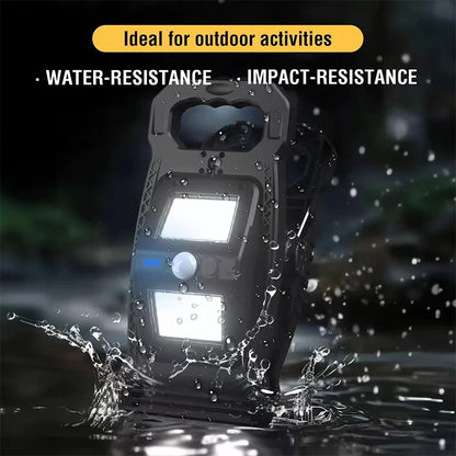 360 Degree Rotatable Solar Light For Fence IP65 Waterproof Motion Sensor Clip Lamp For Porch Garden Patio Yard