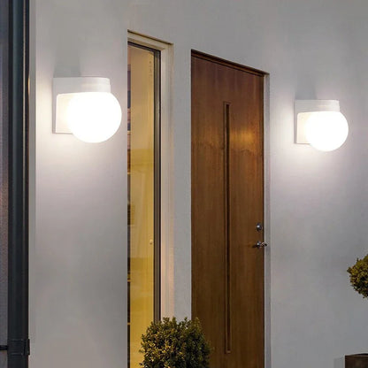 LED Outdoor Waterproof  PC Wall Lamp IP55 Wall Light Porch Garden Light Indoor Home Bedroom Living Room Decoration Lighting Lamp