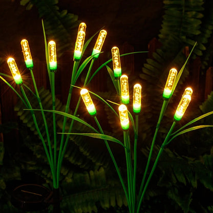 LED Solar Powered Outdoor Waterproof Reed String Lights Lawn Lights Garden Scenery Atmosphere Lights Garden Decoration