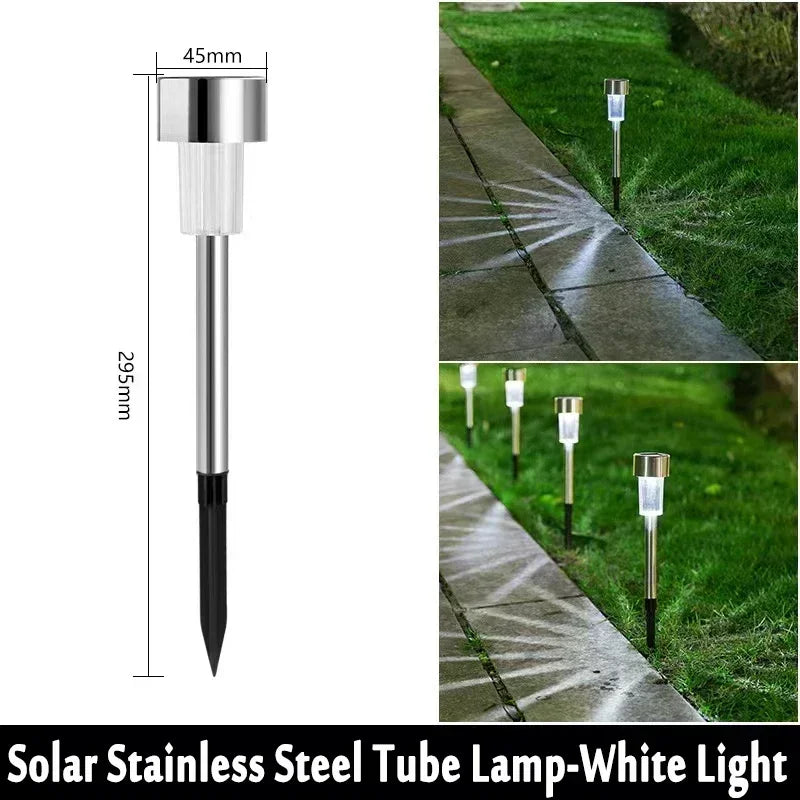 Solar Garden Light Outdoor Solar Powered Lamp Waterproof Landscape Lantern Lighting for Pathway Patio Decorative LED 10/20/30Pcs