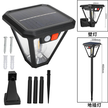 1PC Floor Lamp/Wall Lamp Dual Purpose Lamp Outdoor Solar Led Outdoor Waterproof Light Outdoor Garden Street Wall Light Supply