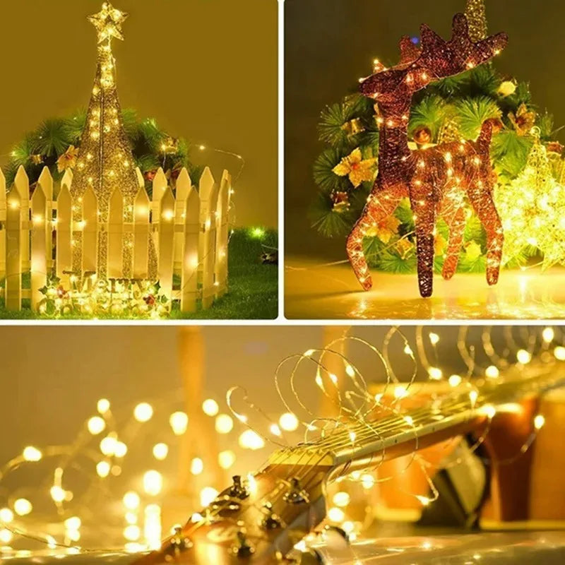 Fairy Light String Led Copper Wire String Light Battery Powered for Bedroom Garden Party Christmas Wedding Decoration