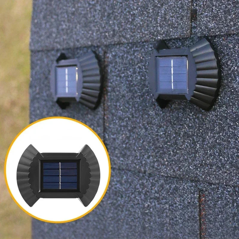 LED Solar Outdoors Lamp Outdoor Garden Waterproof Solar Light For Fence Lighting Wall Courtyard Decor Solar Powere Wall Light  ﻿