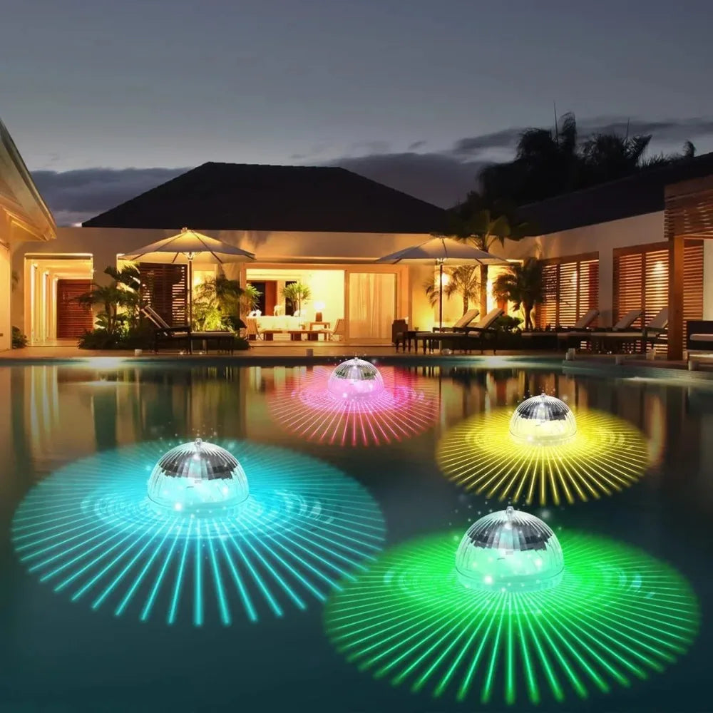Solar Floating Lights Swimming Pool Waterproof LED Solar Power Multi Color Changing Water Drift Lamp For Fish Tank Pond